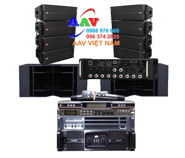 Bộ dàn âm thanh hội trường, đám cưới, sự kiện VH-HT002